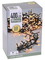 Micro Cluster 400 LED - 8m - met timer en dimmer - extra warm wit