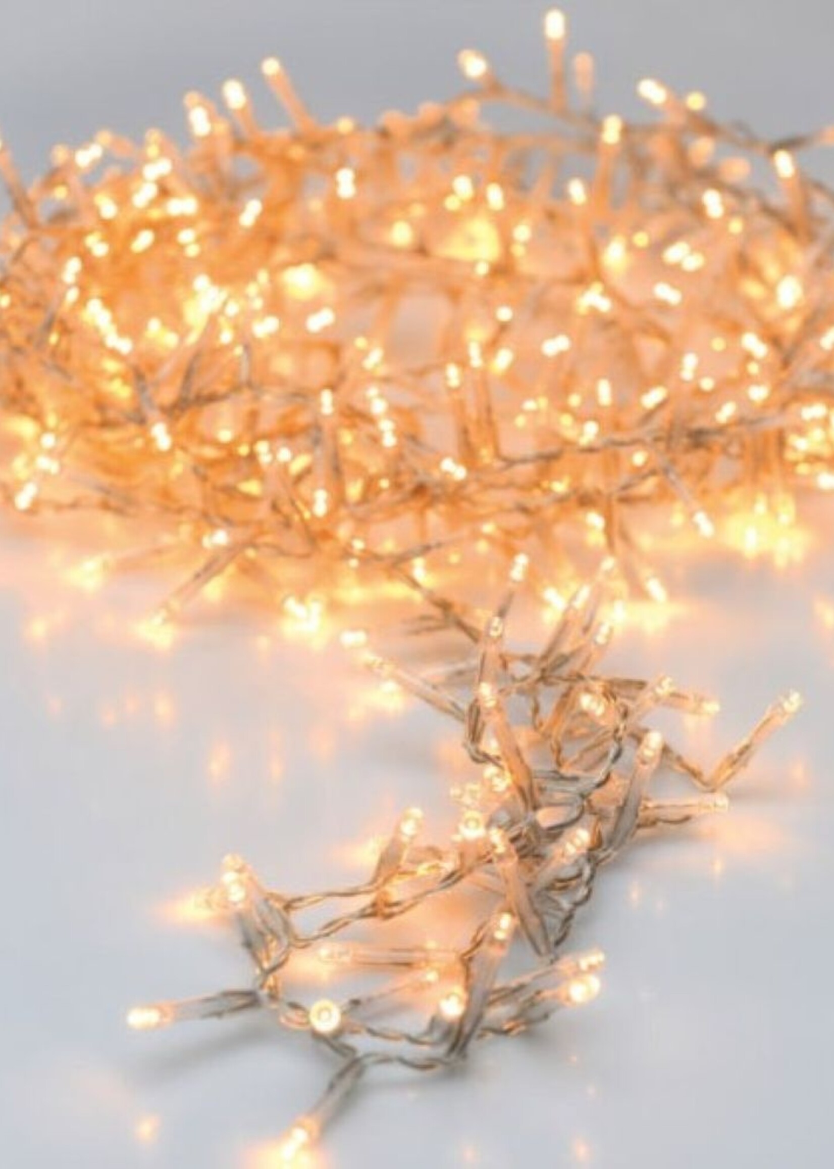 LED-verlichting - 80 LED - Lichtfuncties - Timer - 6 meter - transparant snoer