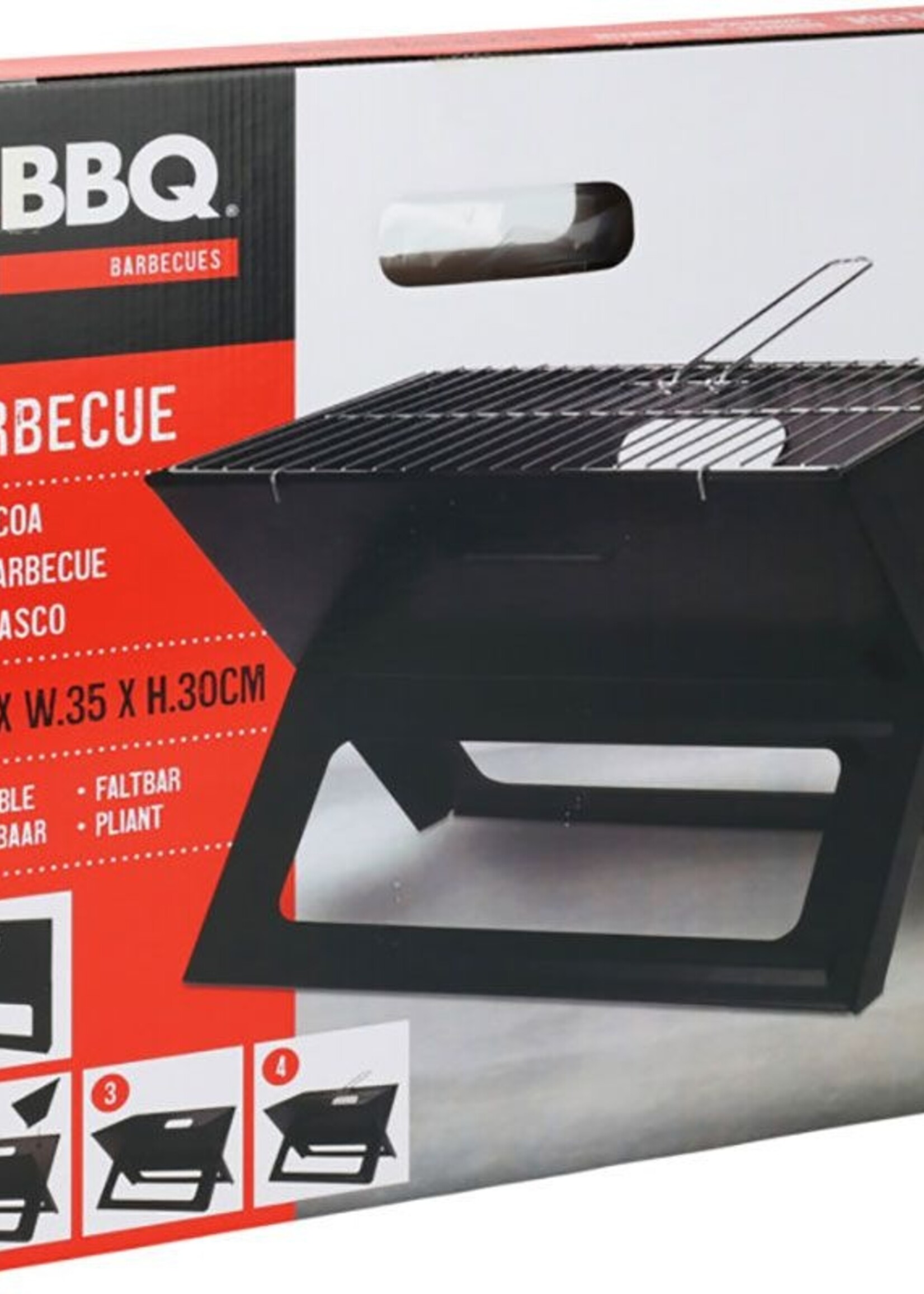 Opvouwbare Barbecue - inklapbaar - voor camping, strand  en park