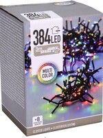 Clusterverlichting - 384 LED - 2.8m - multicolor
