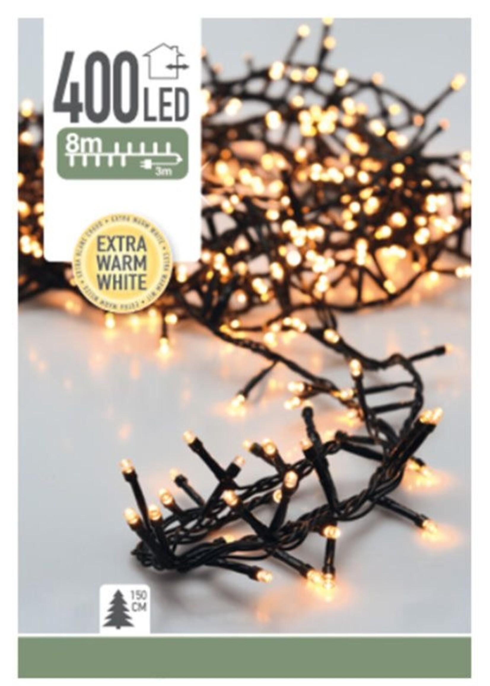 Snakelight 400 LED - 8 meter - extra warm wit