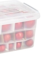 Kerstballen Set Rood - 70 Stuks - Kunststof  - Opbergbox