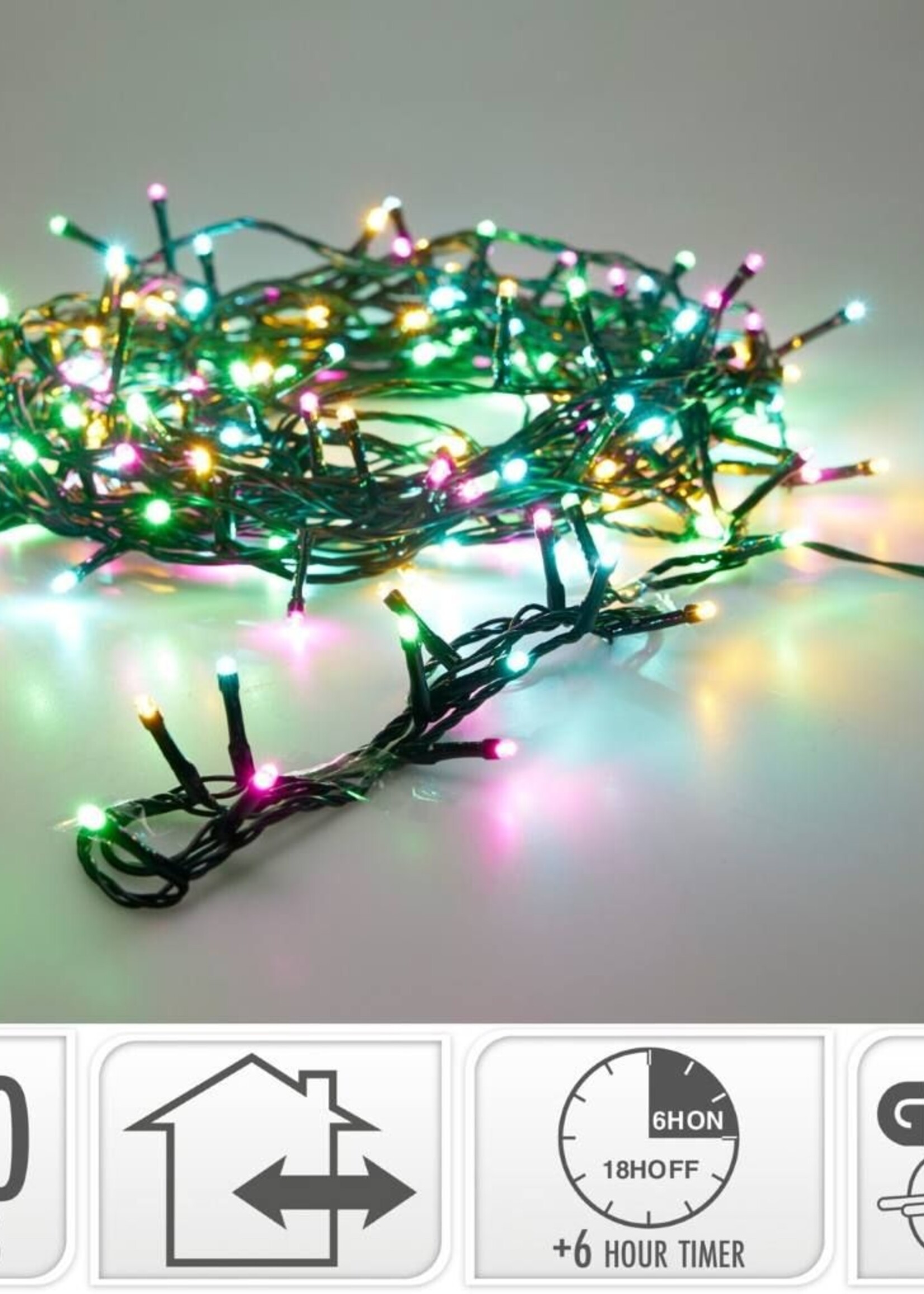 LED Verlichting 180 LED - 13.5 Meter - Kerst - Festival