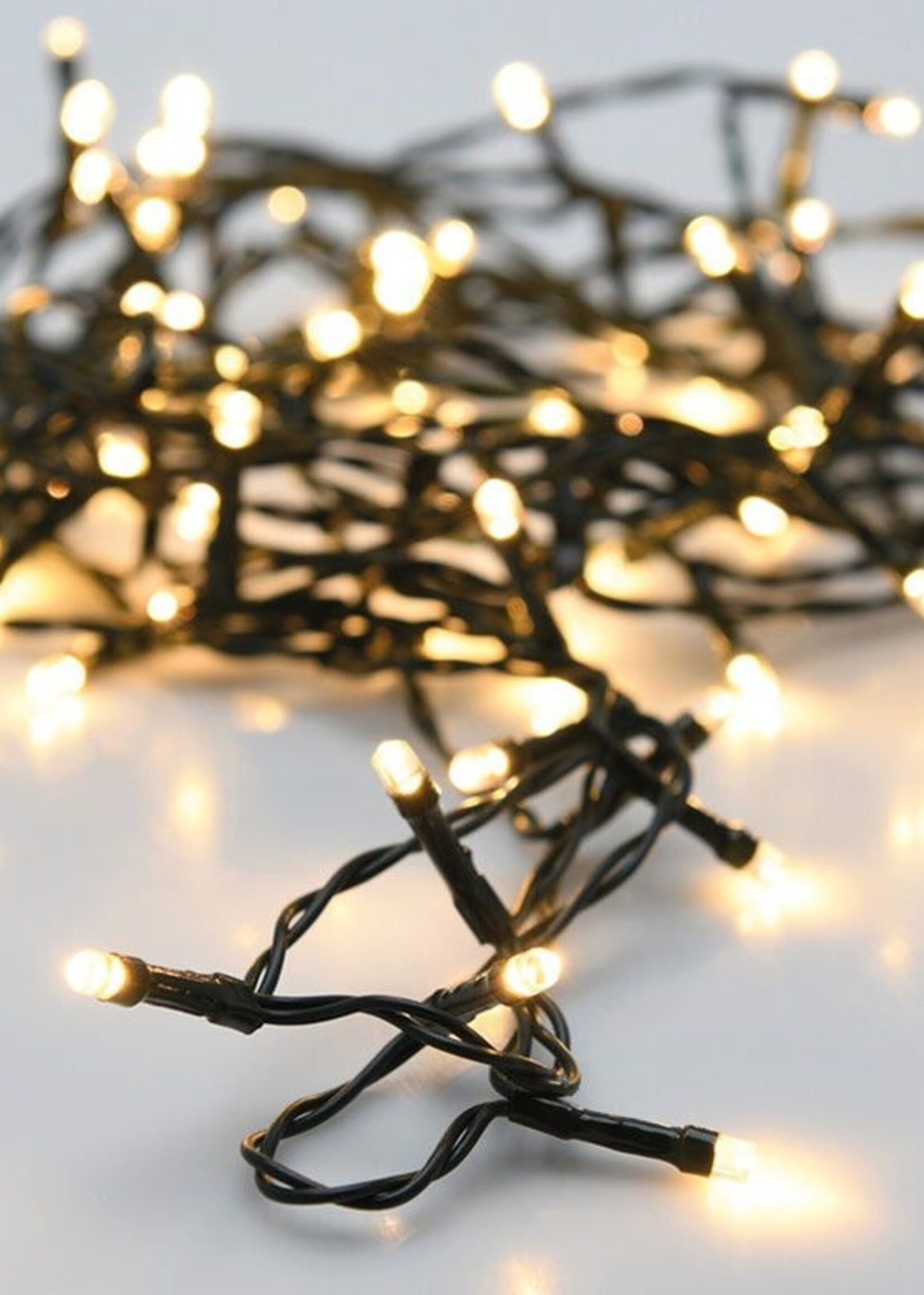 LED verlichting 120 LED - 9 meter - warm wit - Batterijbox 120 warm wit - dual-timer - geheugen en lichtfuncties