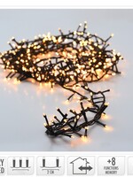 Micro Cluster 200 led - 4m - extra warm wit - Batterij - Lichtfuncties - Geheugen - Timer