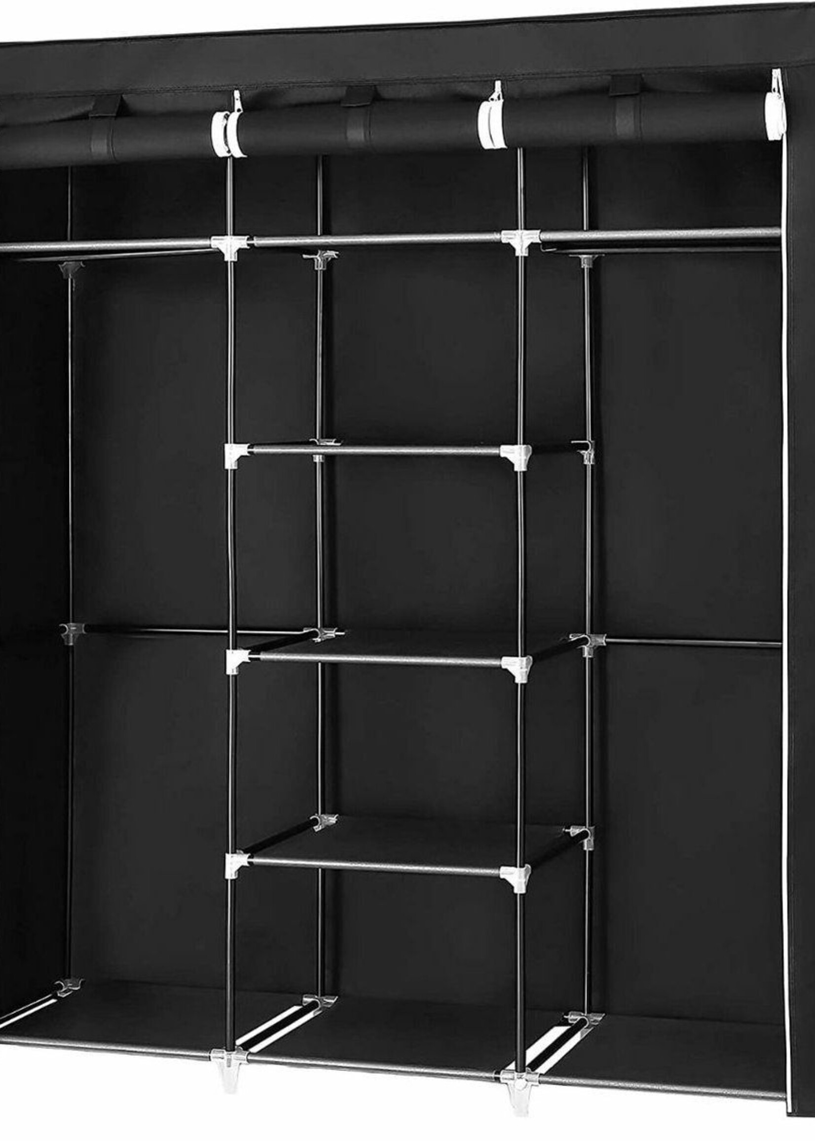 Ceruzo Kledingkast - Garderobekast - 150x45x175cm - Stoffen Vouwkast