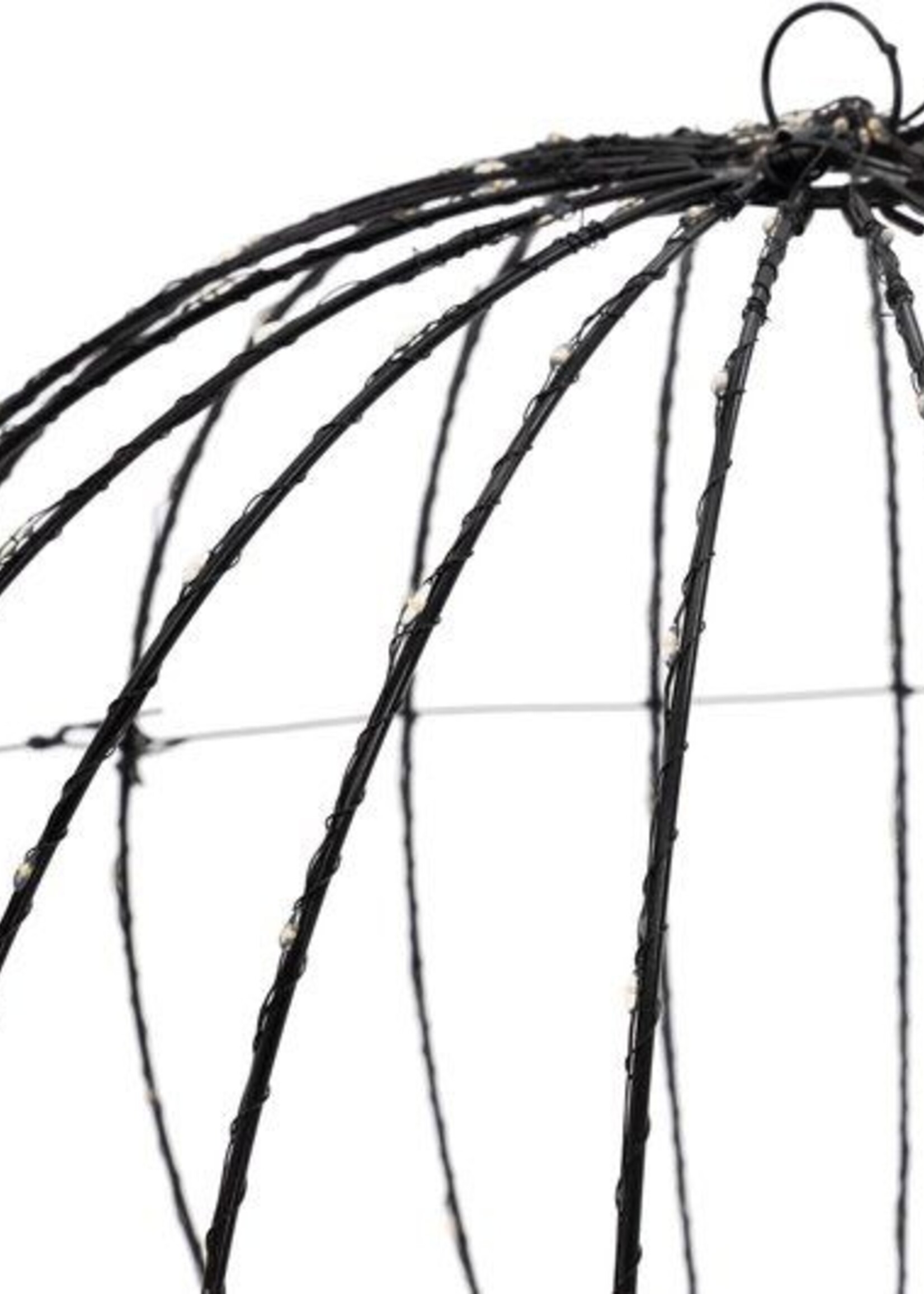 Lichtbol 240 led - Metaal - 40 cm - Kerstverlichting - met Timer - extra warm wit