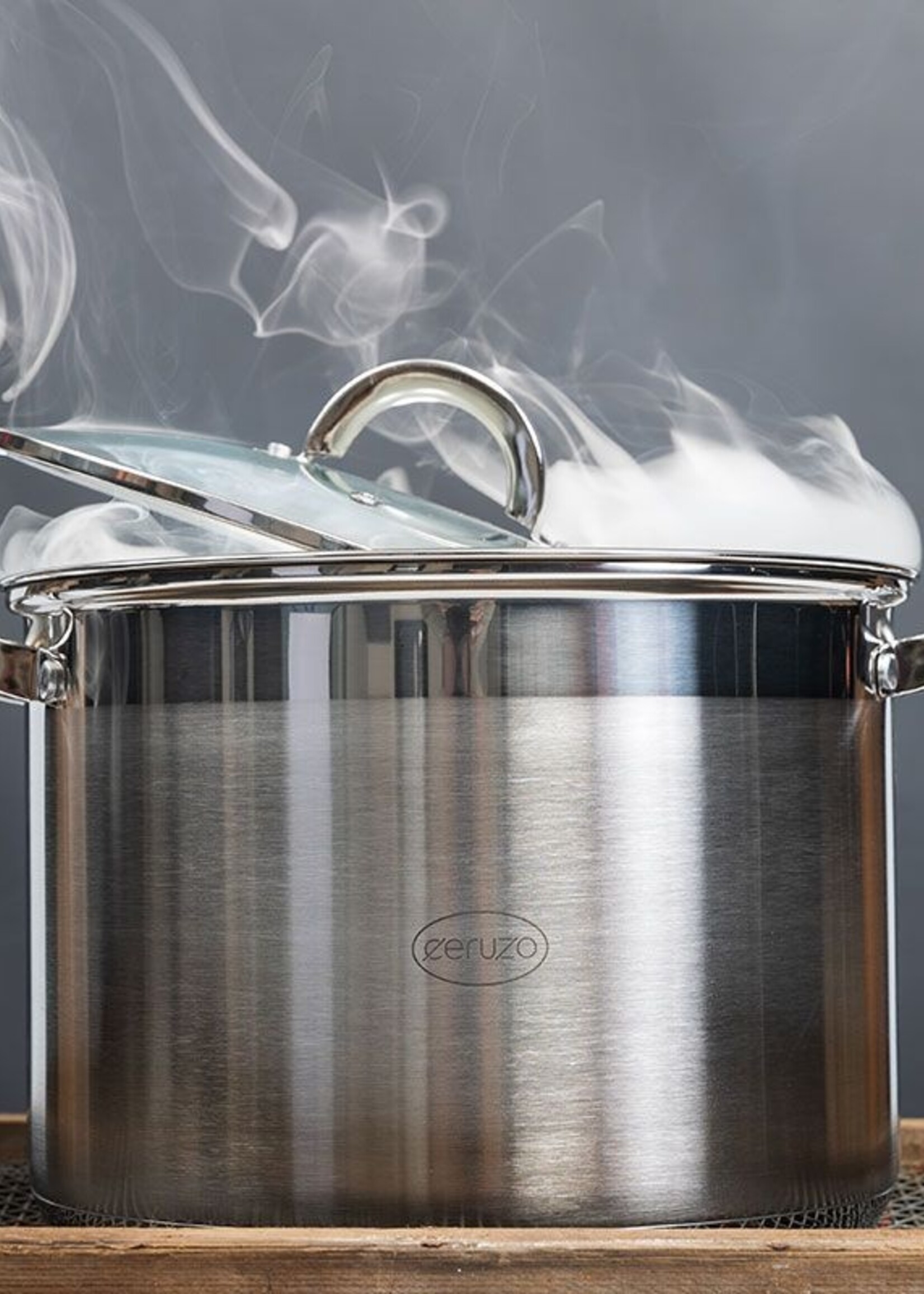 Ceruzo RVS Soeppan - 12 liter - Ø28 cm