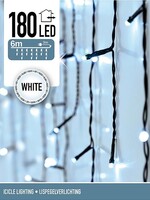 IJspegel verlichting - 180 LED - 6 meter - wit