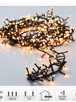 Microcluster - 1200 led - 24m - extra warm wit - Timer - Lichtfuncties - Geheugen - Buiten