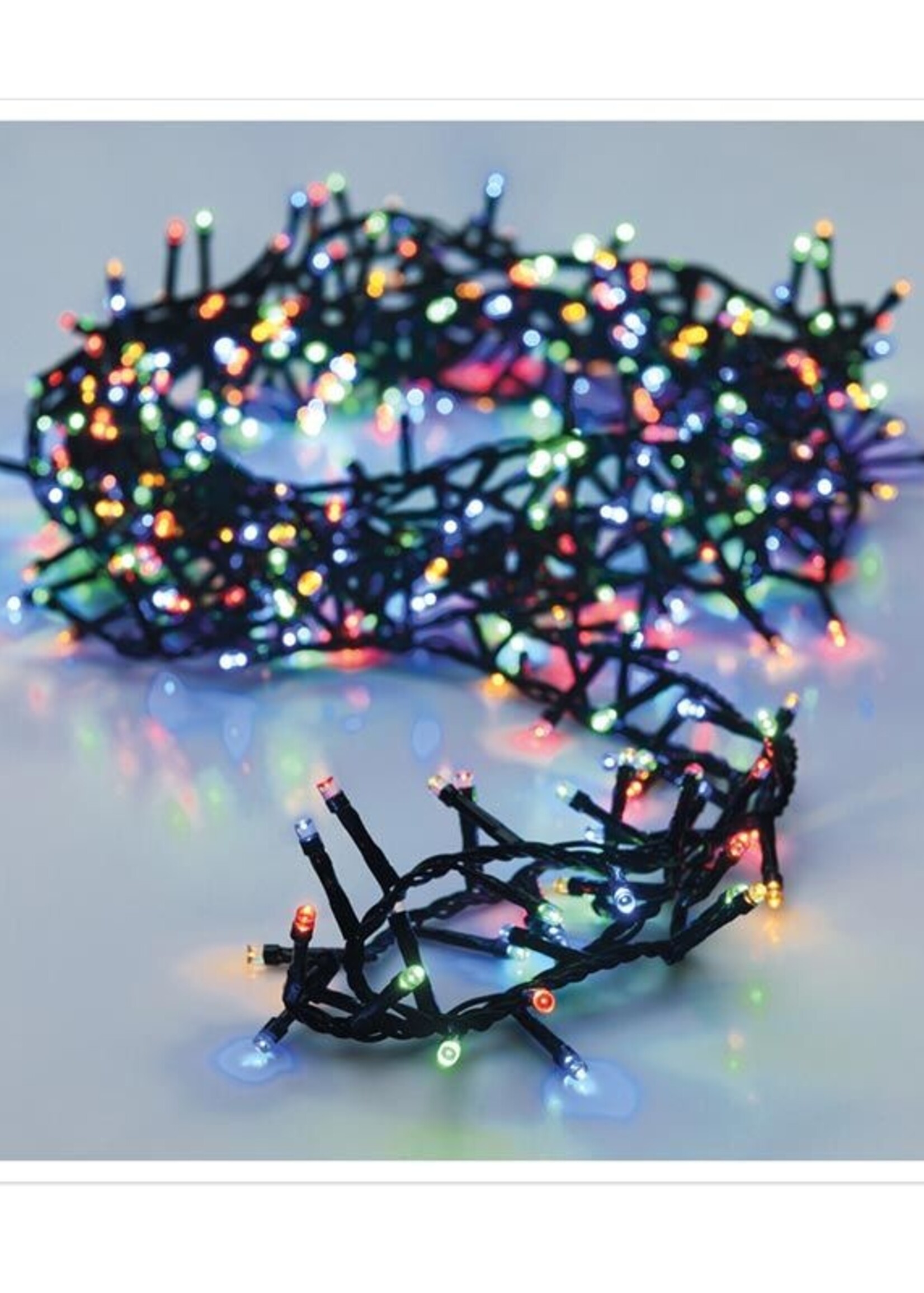 Microcluster - 800 led - 16m - multicolor - Timer - Lichtfuncties - Geheugen - Buiten