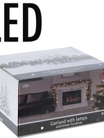 Guirlande met 30 LED - warm wit - 2.70 meter - met timer - op batterij