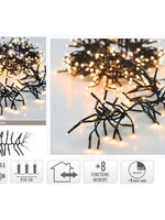 Clusterverlichting - 1152 LED - 8.5m - Timer - Lichtfuncties - warm wit