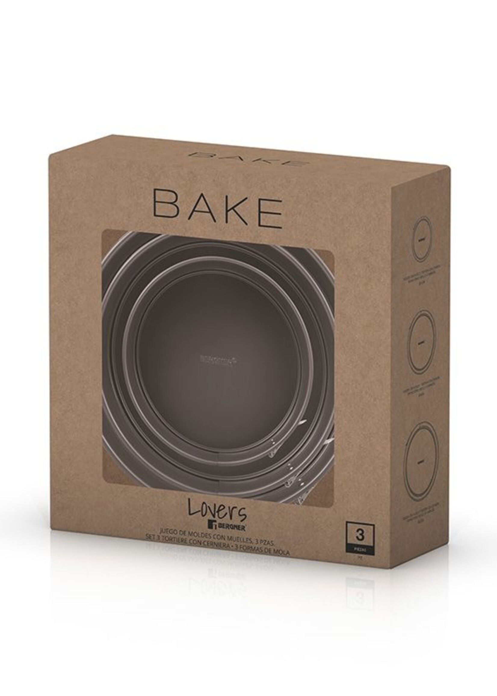 Bergner Springvormen - Lovers - 3 delig