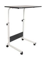 Ceruzo Laptoptafel - Zwart - Verrijdbare Bedtafel - Verstelbaar in Hoogte