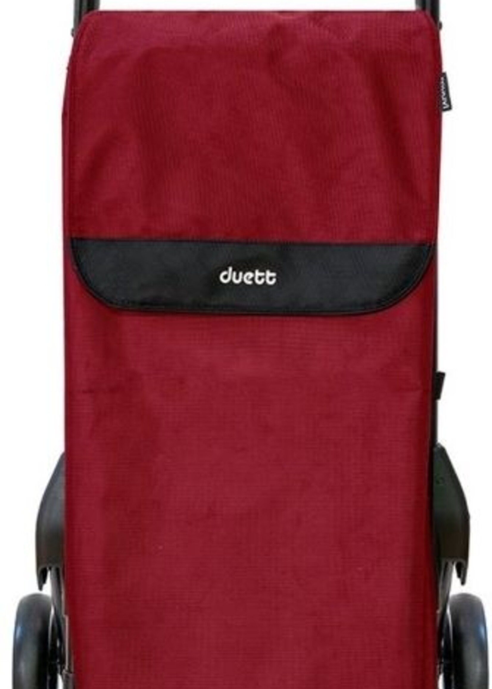 Duett Muuvi Up Boodschappentrolley - Tasinhoud 46L - 4 Wielen - Opvouwbaar - Rood