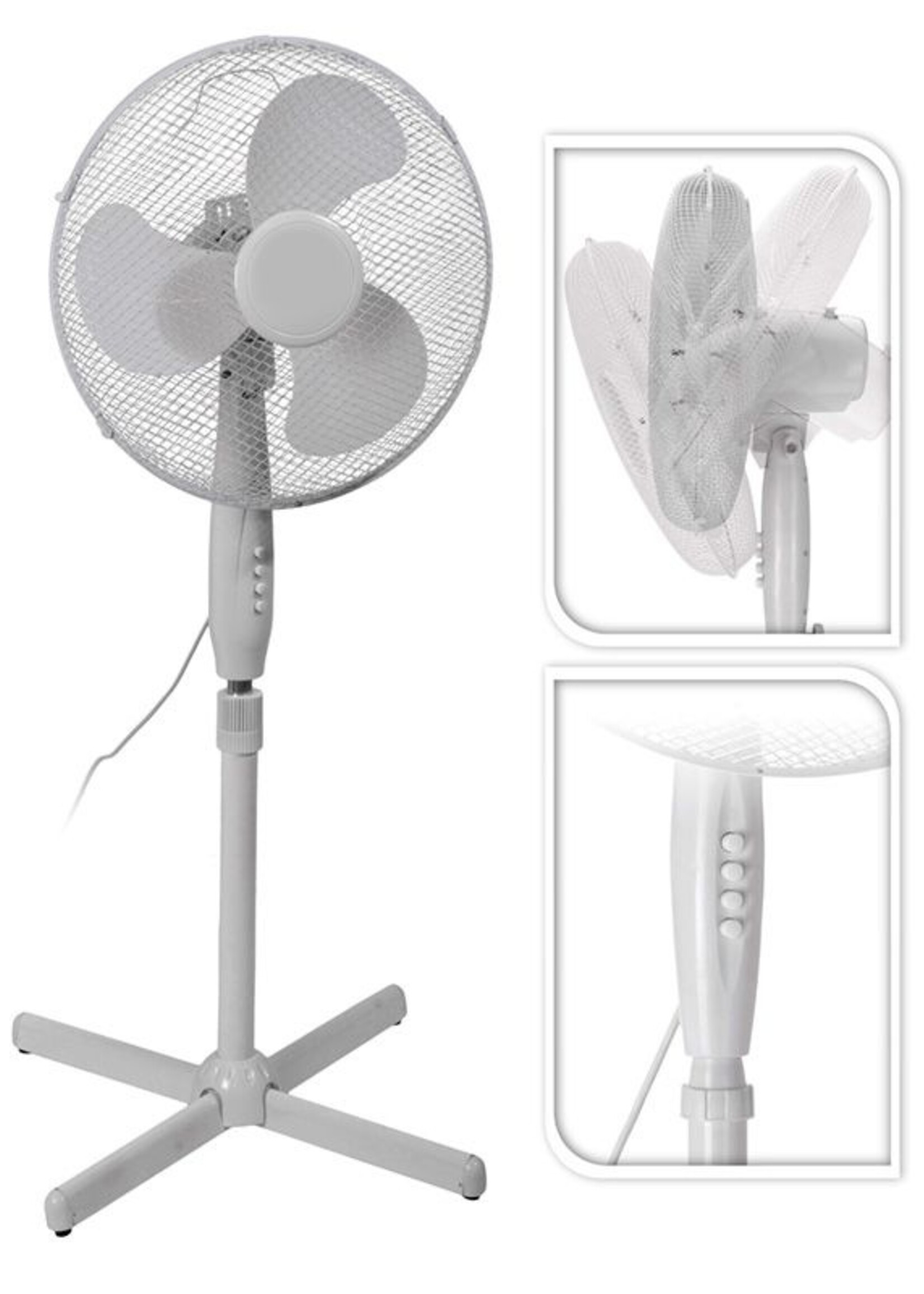 Excellent Electrics Staande ventilator - 40cm - 45W