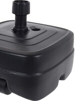 Parasolvoet Zwart - Vulbaar 45L - Verrijdbaar