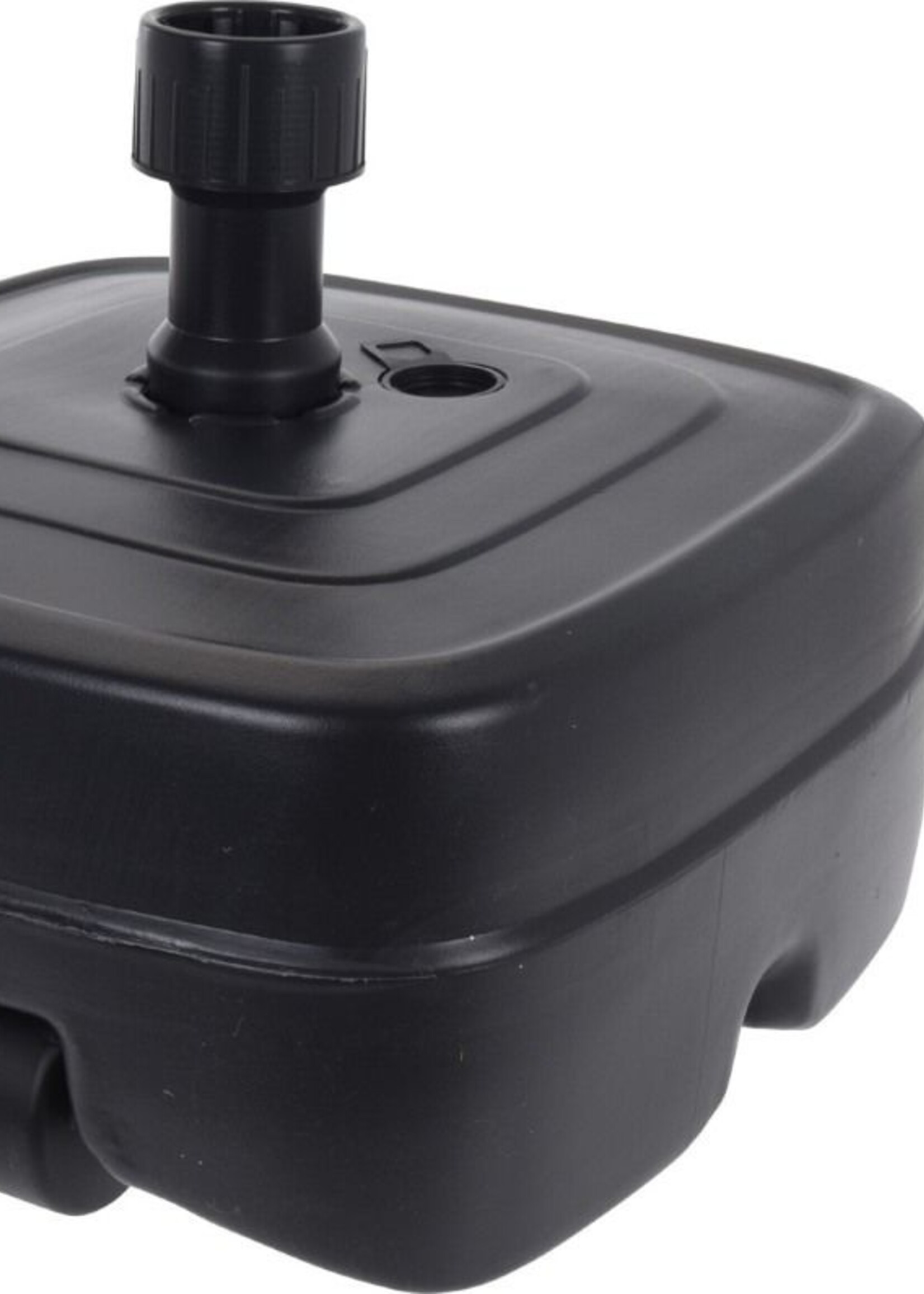 Parasolvoet Zwart - Vulbaar 45L - Verrijdbaar