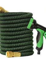 Ceruzo Flexibele Tuinslang tot 30 meter - met Sproeikop en Slanghouder