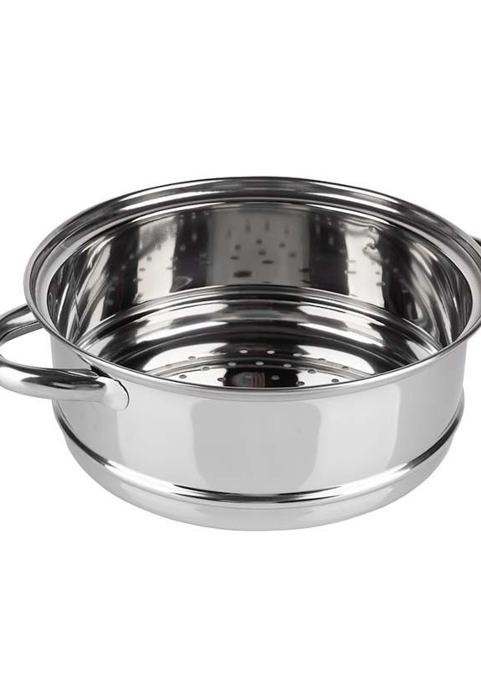 Ceruzo Stoompan 3.1 Liter - Rijst- en Groentestomer - 3-delig - Ø 20 cm - inductie - met glazen deksel