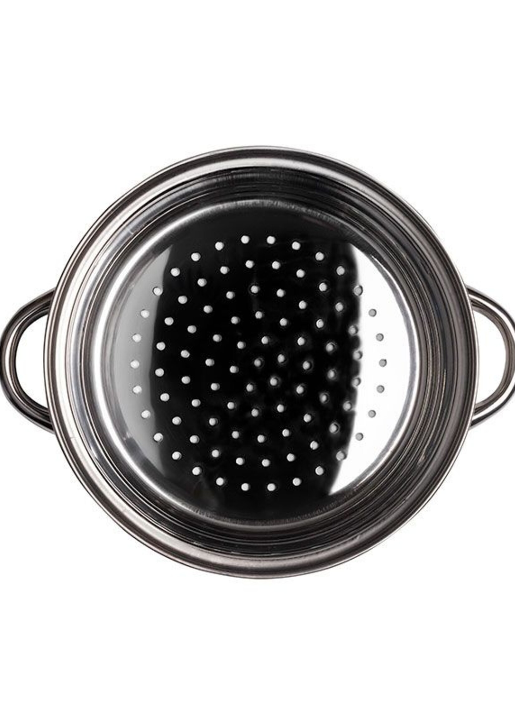 Ceruzo Stoompan 3.1 Liter - Rijst- en Groentestomer - 3-delig - Ø 20 cm - inductie - met glazen deksel