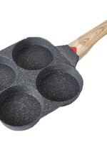 Pannenkoekenpan - Omeletpan - 4 Vakjes