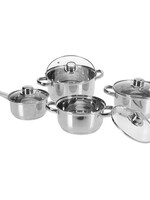 Excellent Houseware Pannenset - 8-delig - RVS