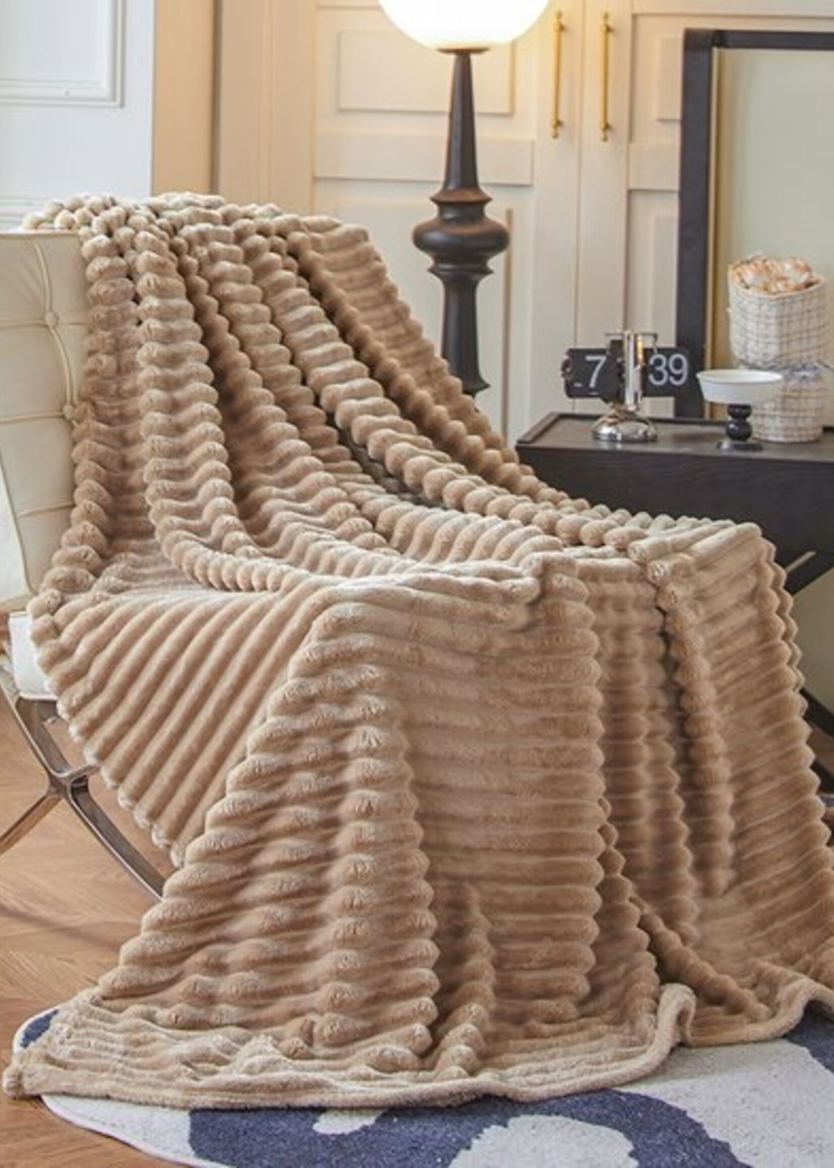 Ceruzo Fleece deken - 150x200 cm - taupe