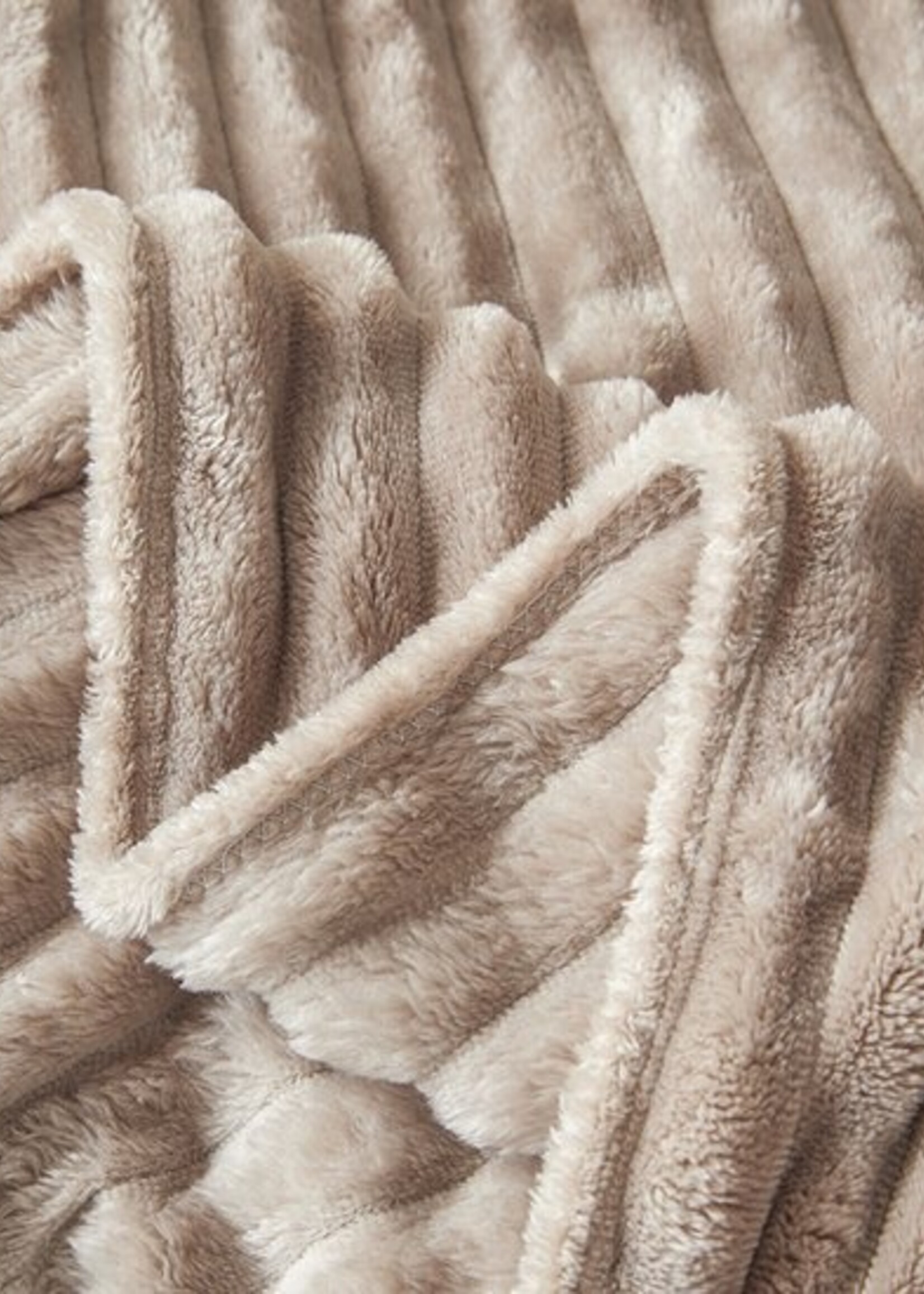 Ceruzo Fleece deken - 150x200 cm - taupe