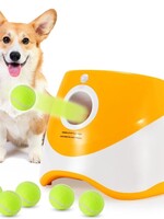 Ceruzo Automatische Ballenwerper - Oplaadbaar - 3 Werpsafstanden - 6 ballen