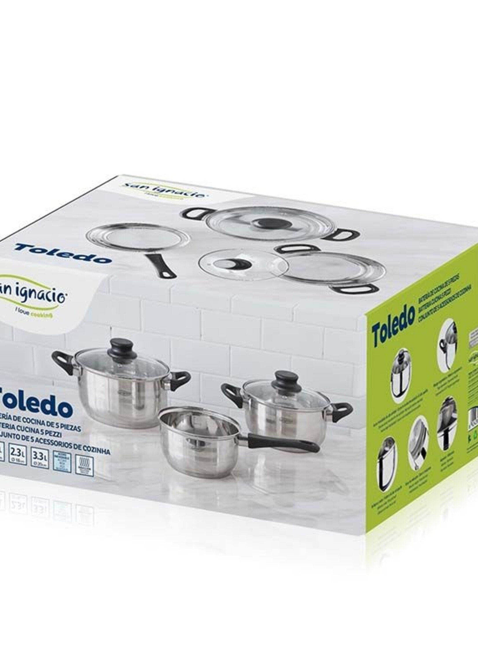 San Ignacio Pannenset Toledo - Starterset - 5-delig