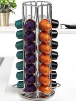 Ceruzo Capsulehouder - Geschikt voor 42 Nespresso Koffiecups - Draaibaar