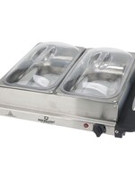 Excellent Electrics Buffetwarmer met Warmhoudplaat - 2x2.4 Liter