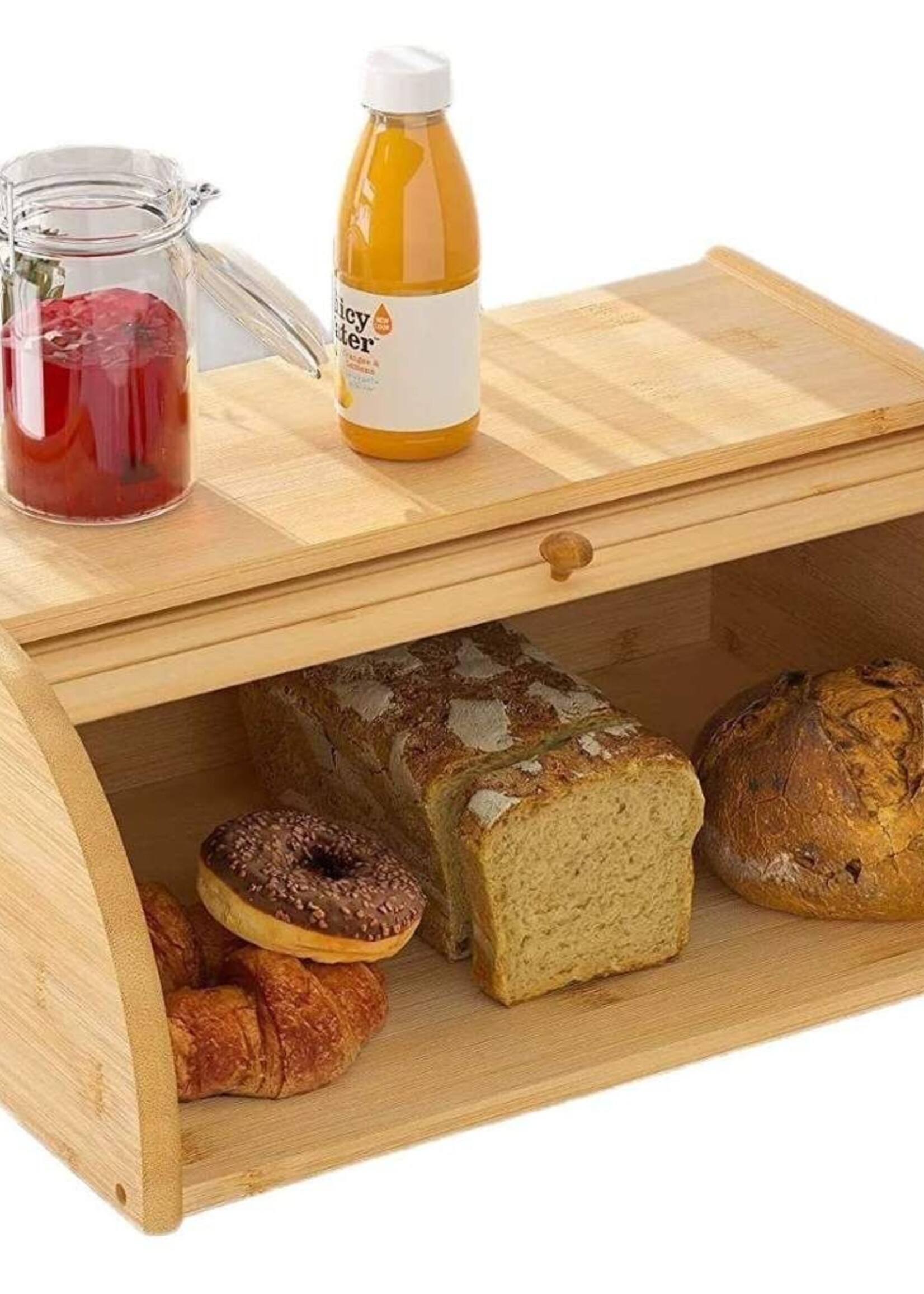 Ceruzo Broodtrommel met Rolluik - Bamboe