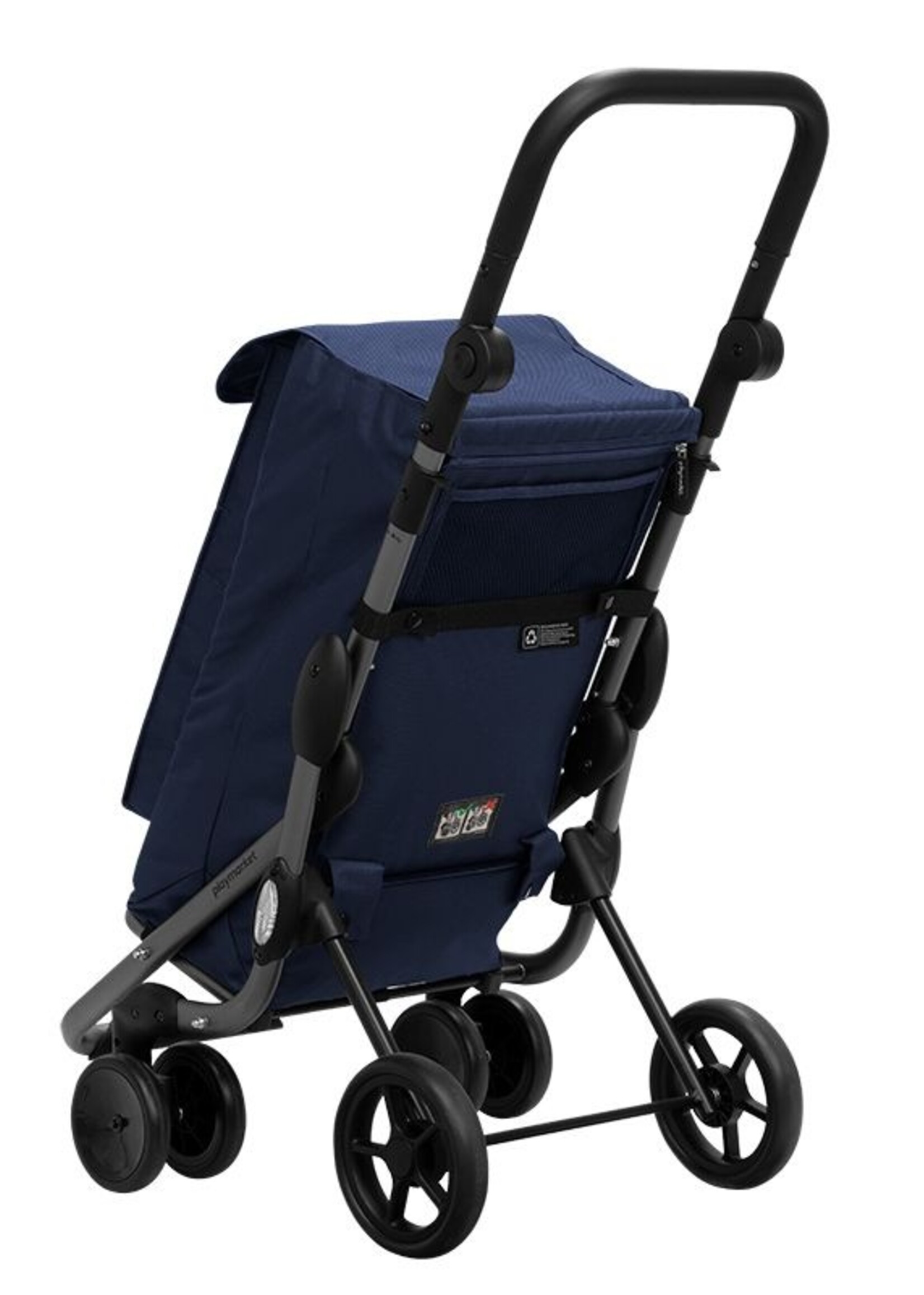 Playmarket Go Up Premium - Blauw - Boodschappentrolley
