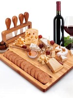 Ceruzo Borrelplank - Kaasplank met Kaasmesjes - Extra Groot
