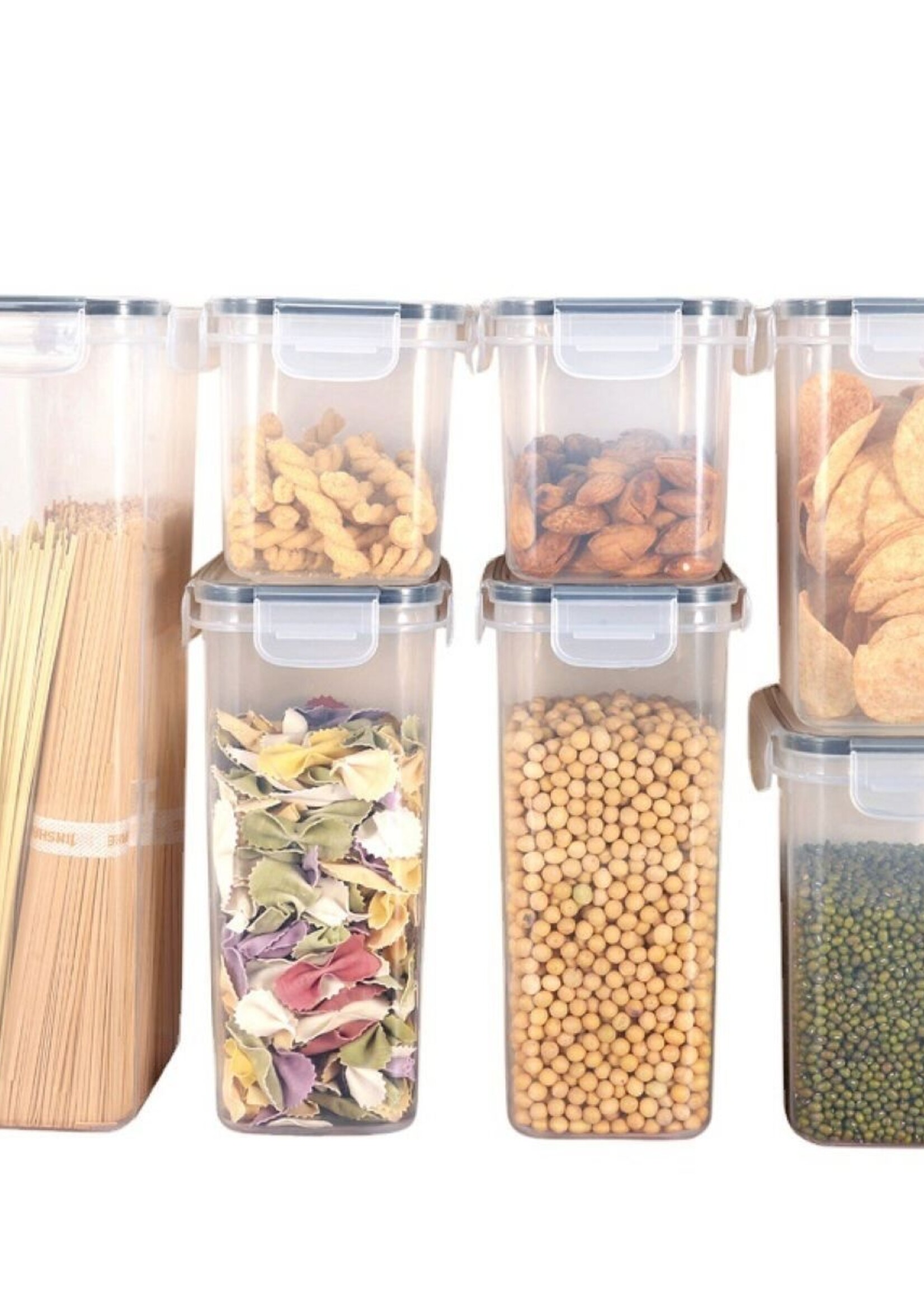 Ceruzo Bewaardozen - 7 Voorraaddozen met Deksel