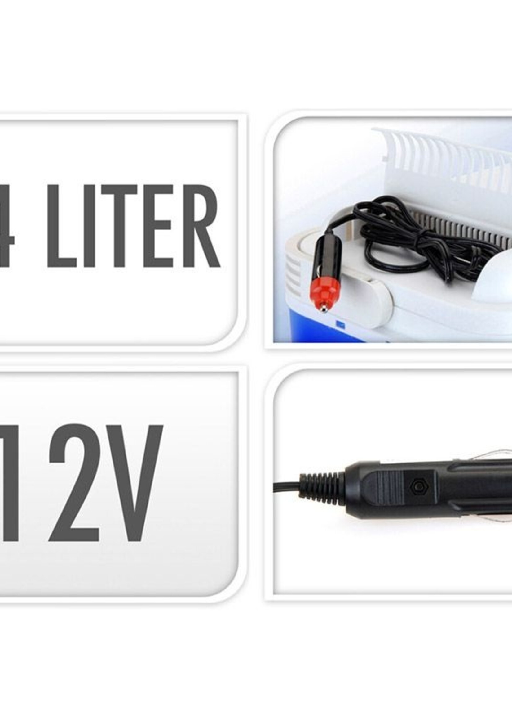 Koelbox - 12V - 24 liter - Blauw