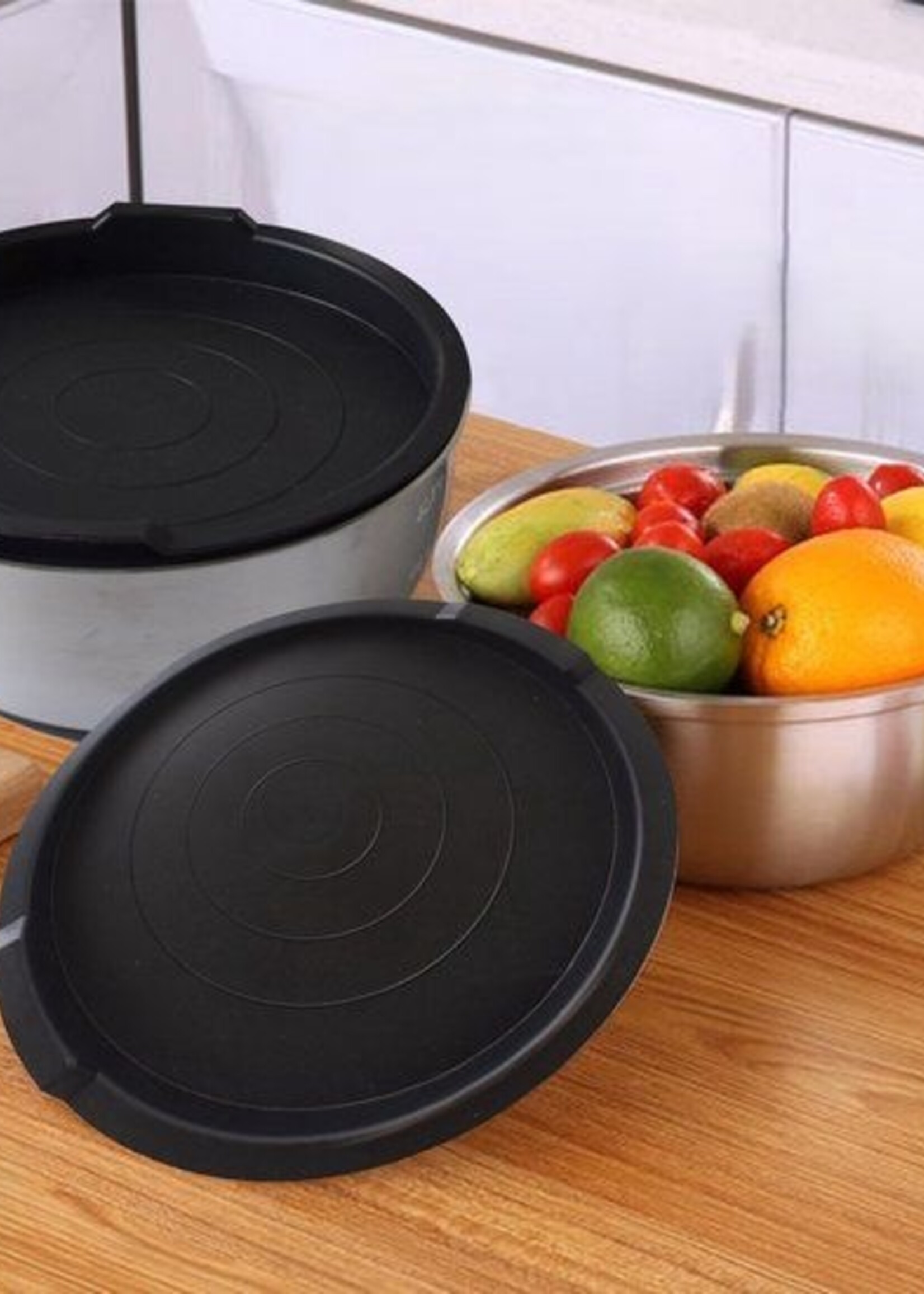 Ceruzo Mengkommen met Deksel - RVS - set van 3