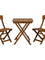 Ambiance Bistroset - Tuintafel - Tuinstoelen - Inklapbaar