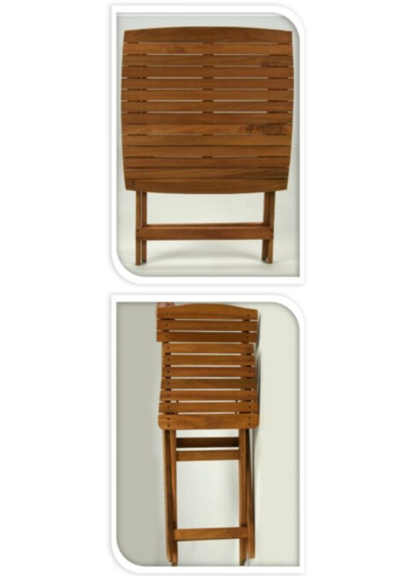 Ambiance Bistroset - Tuintafel - Tuinstoelen - Inklapbaar