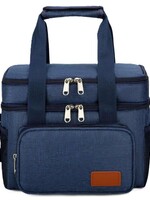 Ceruzo Geïsoleerde Koeltas - Lunchtas 14 Liter - Blauw
