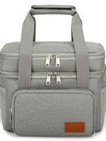Ceruzo Geïsoleerde Koeltas - Lunchtas 14 Liter - Grijs