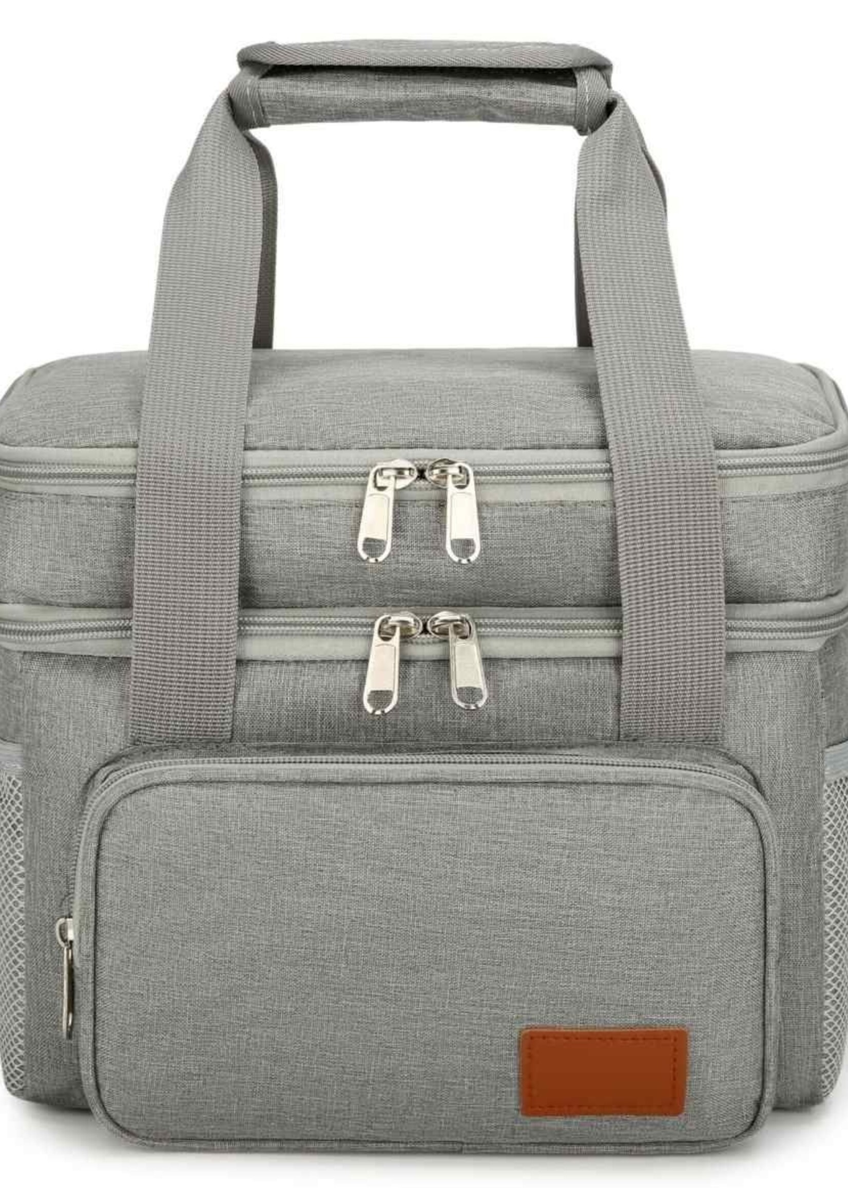 Ceruzo Geïsoleerde Koeltas - Lunchtas 14 Liter - Grijs