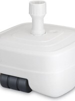 Parasolvoet Wit - Vulbaar 45L - Verrijdbaar