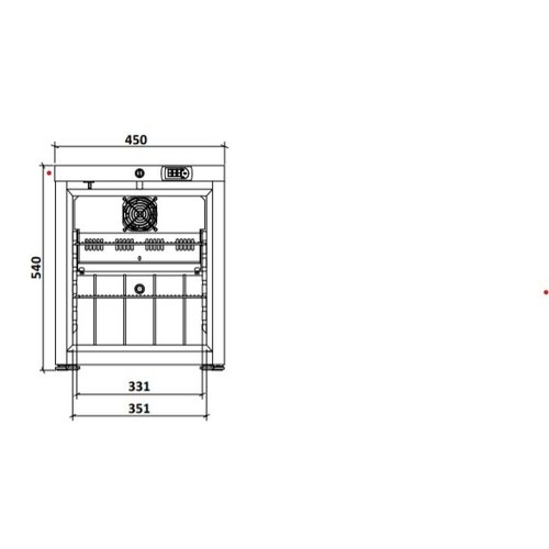Medifridge MedEasy line MF30L-CD 2.0 LAB laboratory refrigerator with solid door