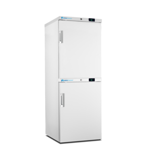 Medifridge MedEasy line MF140 Combi KK-CD VK-CD DIN fridge freezer combination with solid doors