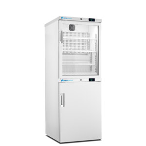 Medifridge MedEasy line MF140 Combi KK-GD VK-CD DIN fridge-freezer combination 1 closed and 1 glass door