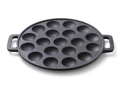 Traditional Cast Iron Skottsberg Dutch mini pancakes pan Cast Iron